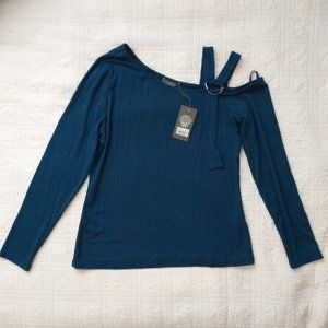 Vince Camuto Asymmetrical Neckline Shirt